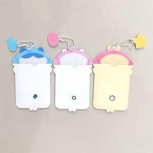 Nouveau style 2025 – Porte-cartes PVC personnalisé avec cadre, personnages de dessins animés japonais, anime, kawaii, bandes dessinées, mignons, porte-clés <span class=keywords><strong>photo</strong></span> et perles - Product Image 2