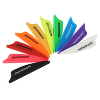 Plumes de flèche de tir à l'arc, ailerons en caoutchouc de 1,75 pouce pour arc à poulies, arc recurve, accessoire de flèche en carbone à faire soi-même