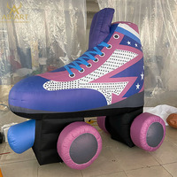 Patins à roulettes gonflables personnalisés pour événements, énormes patins à roulettes gonflables pour fêtes
