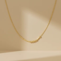 Collar de Acero Inoxidable con Código Morse Personalizado, Regalo para el Día de la Madre con Certificación CE