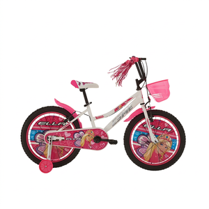 <span class=keywords><strong>Vélo</strong></span> pour filles 12/16/<span class=keywords><strong>20</strong></span> <span class=keywords><strong>pouces</strong></span> à prix abordable, simple vitesse, freins à double étrier, cadre en acier, roues d'apprentissage, selle réglable, en plastique - Product Image 2