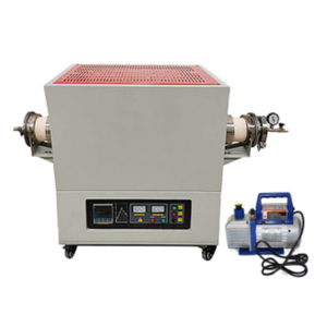Horno de Tubo de Vacío de 1700C con Tubo de Cuarzo de 100 mm de Diámetro y Sección de Calentamiento de 350 mm - Product Image 1