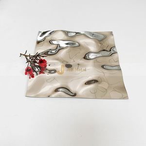 Customized Size Antique Decorative Stainless Steel Plate 304/201/316 Grade Water Ripple Wall Decoration - Product Image 5