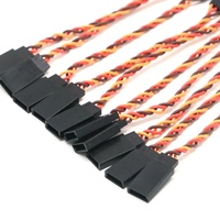 Futaba JR Stecker Buchse Anti-Interferenz-Servo-Verlängerung kabel 22AWG Twisted Wire für RC-Hubschrauber-Autoteile 100mm 150mm