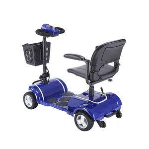 Quality electric tricycles four wheel adult disabled lightweight wheelchair electric scooter