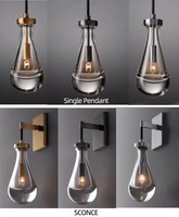 Lampe suspendue moderne d'intérieur à tête unique, abat-jour en cristal rond, finition métallique dorée, hauteur réglable, lampe de chevet pour chambre à coucher