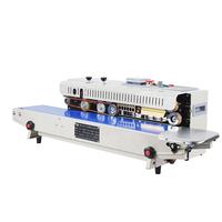 Machine de thermoscellage horizontale automatique FR-1000, sachets en film plastique, scelleuse à bande continue, imprimante à encre, sachets en papier alimentaire