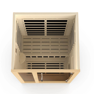 Sauna intérieur pleine grandeur Sauna infrarouge chambres Home Spa Detox Therapy Tapis de sol chauffant amélioré Cabine infrarouge renforcée pour 1 personne - Product Image 4