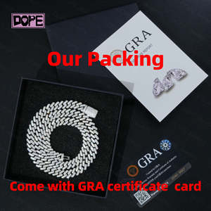 Chaîne cubaine hip-hop en argent 925, 22 mm, bijoux en moissanite VVS, collier, livraison gratuite pour les fêtes - Product Image 4