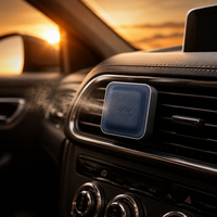 Diffuseur voiture écologique TopOne en cuir, clip magnétique, parfum naturel longue durée et aromathérapie pour importateurs
