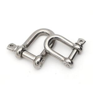 Grilletes tipo D de acero inoxidable Huiming 304 con pasador de tornillo de cabeza cuadrada, tamaño métrico de 4 mm a 28 mm para elevación marina - Product Image 5