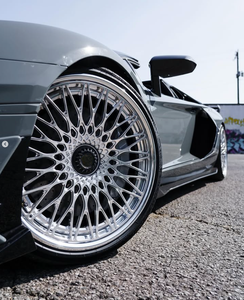 ล้อซูเปอร์คาร์สุดหรูสำหรับ LP740-4รถ <span class=keywords><strong>Lamborghini</strong></span> <span class=keywords><strong>Aventador</strong></span> <span class=keywords><strong>S</strong></span> svj ล้อปลอมแบบย้อนยุคขนาด20 21นิ้วสำหรับ LP700-4รถ lambสัญลักษณ์722NB ตามสั่ง - Product Image 4