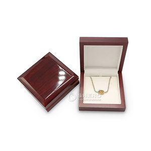 Cajas de Madera de Alta Gama para Joyería, con Luz LED, para Collares y Colgantes, Estuche de Regalo para Joyas - Product Image 1