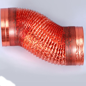 <span class=keywords><strong>Feuille</strong></span> <span class=keywords><strong>de</strong></span> laminage en aluminium AL/PET <span class=keywords><strong>pour</strong></span> matériau brut <span class=keywords><strong>de</strong></span> conduits flexibles, couleur <span class=keywords><strong>cuivre</strong></span> - Product Image 2