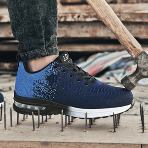 <span class=keywords><strong>Zapatos</strong></span> de seguridad de trabajo industrial con punta de acero transpirables compuestos ligeros para hombres y mujeres con piel superior deporte de invierno Jogger Factory - Product Image 4