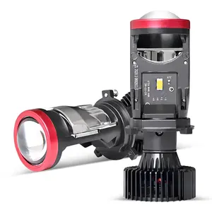 Y7D H4 kafa lambası ampulleri yüksek güçlü otomobil LED far projeksiyon lambası MINI Bi Lens 45w 45 otomobil ve motosiklet 01