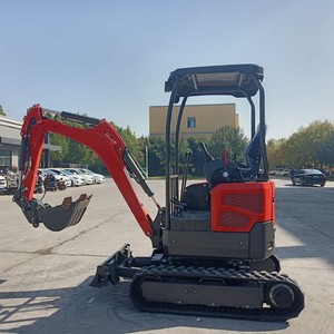 Miniexcavadora Agrícola Verde de 1 Tonelada - Product Image 3