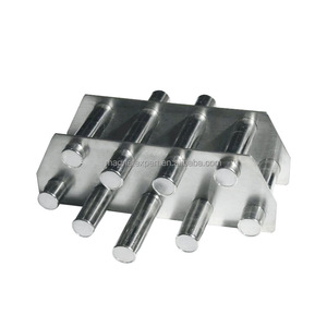 Neodymium Magnet Rod With Hole Nickel-Coated Permanent Magnet Bar <strong>Magnetic</strong> Filter Remover Bending Moulding Service Available - Product Image 2
