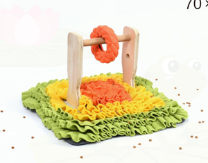 Alfombra Olfativa de la Serie Flores en Flor para Perros, Gatos y Conejos, Alfombra de Alimentación para Mascotas, Alfombra Interactiva para Buscar Alimentos - Product Image 5