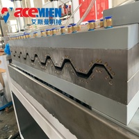 Línea de Producción de Láminas de Techo de Plástico Corrugado Hueco de PVC de Acemien Machinery, Máquina para Fabricar Láminas de Techo de Doble Pared de UPVC