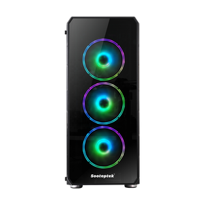 Máy tính Chassis ATX Máy tính chơi Game trường hợp tùy chọn USB3.0 + USB2.0 + HD âm thanh Máy tính để bàn PC chơi Game tủ - Product Image 2