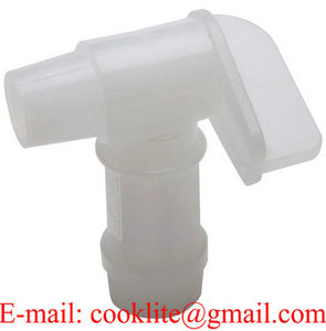 Válvula de Descarga de Polietileno de 3/4" para Bidones, Grifo Angular para Tambor de Polietileno de 3/4" NPT - Product Image 2