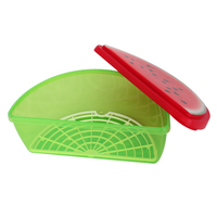 Boîtes et bacs de rangement pour aliments en plastique pour réfrigérateur de cuisine, motif pastèque créatif