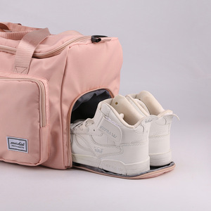 Bolsa de Gimnasio de Gran Capacidad de Alta Moda con Separación para Seco y Húmedo, Bolsa Deportiva Impermeable con Compartimento para Zapatos, Color Sólido, Alta Calidad para <span class=keywords><strong>Viajes</strong></span> - Product Image 5