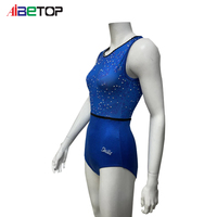 Justaucorps de gymnastique pour femmes, vente chaude, design personnalisé, vêtements de danse de ballet, spandex/polyester vert, sans couture, respirant, combinaison pour