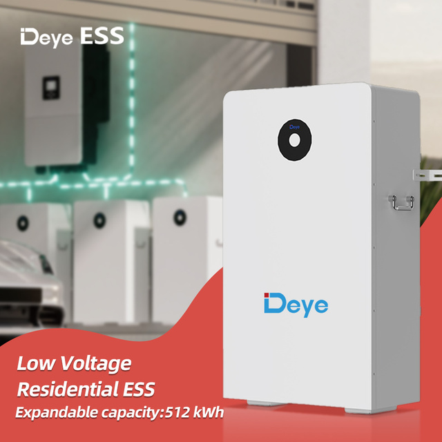 New Stock 16kw Deye Home Energy Storage System Battery 51.2v 314ah Low Voltage Powerwall Mounted Lithium Ion Batteries