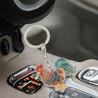Porte-clés Métalliques Personnalisés Tendance : Palmier, Couronne, Animaux – Décapsuleur Étanche Créatif pour Sac, Voiture, Tourisme