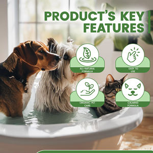 プライベートラベルオールナチュラルハーブ敏感石鹸バーペットクリーニング入浴シャンプー石鹸犬猫用 - Product Image 2