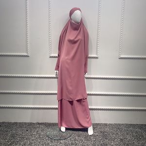 Yibaoli Fabricant de <span class=keywords><strong>vêtements</strong></span> musulmans bien faits Nida <span class=keywords><strong>Hijab</strong></span> Khimar Abaya 2 pièces Jilbab <span class=keywords><strong>vêtements</strong></span> de prière pour femmes - Product Image 5