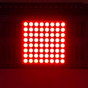 LED <span class=keywords><strong>Dot</strong></span> <span class=keywords><strong>Matrix</strong></span> modülü ekran 1.9mm piksel çapı 8*8 piksel dijital işaretler için kırmızı ışık endüstriyel kontroller küçük ekranlar - Product Image 2