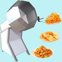 Nouveau Mélangeur à Roulement Octogonal en Acier Inoxydable de Haute Qualité pour Chips de Pommes de Terre et Snacks Soufflés, Seau de Mélange pour Usine de Conditionnement