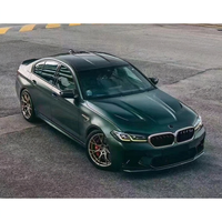Couvercle de moteur en fibre de carbone style CS pour BMW Série 5 2020-2023, capot de compartiment moteur, pièces de carrosserie automobile, style de voiture modifié