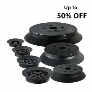 Ventouses à vide SOVE 32/40/50/63/80/100/125 mm – Disponibles en différentes tailles – Ventouses noires de qualité supérieure - Product Image 1