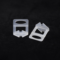 Base de nivellement ovale personnalisée de 2.0mm pour carreaux de céramique Clip d'intervalle de briques en PP Accessoires de carreaux creux pour appartement facile