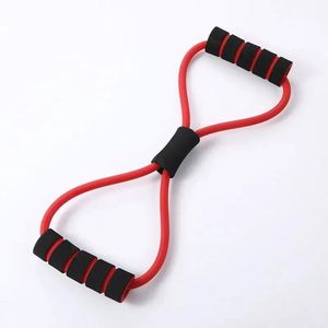 Yuiwu Duy Nhất Màu Đỏ TPE Resistance Bands Set Đào Tạo Tập Thể Dục Yoga Workout 8 Hình Dạng Ngực Expander Tập Thể Dục Ống - Product Image 1