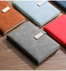 2025 Promotional Custom Logo Business Note Book A5 Pu Leather Diary Hardcover Journal Notebook With Pen Slot Holder - Product Image 2