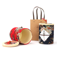 Tube de poudre à épices cosmétique, 10 pièces, emballage en cylindre, boîte de livraison en papier