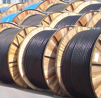 Kabel Daya Tembaga XLPE MV 8.7/15kV Berkualitas Tinggi Industri NA2XY-J / NYCY-J 3*50mm untuk Distribusi Bawah Tanah