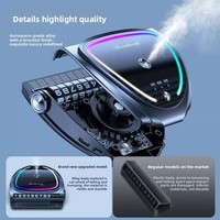 Diffuseur de parfum pour voiture G6 à énergie solaire, parfum floral de jasmin, pulvérisateur automatique, accessoire intelligent pour voiture, désodorisant d'air de haute technologie