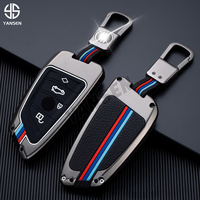 Porte-clés télécommande de voiture en alliage de Zinc, pour Bmw X1, X3, X5, X6, X7, F30, F10, e90, e60, e63, e46, pièces