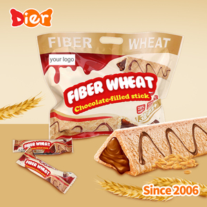 OEM bán buôn tùy chỉnh Halal đồ ăn nhẹ Mini giòn tam giác sợi lúa mì Wafer Biscuit thanh sô cô la mứt đầy thanh sô cô la - Product Image 2