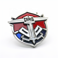 Emblème de voiture personnalisé de haute qualité avec logo, autocollant 3M, emblème de voiture croisé, emblème de logo de voiture étrangère