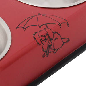 Ambientalmente amigável <span class=keywords><strong>Pet</strong></span> Supplies aço inoxidável tigela dupla comida alimentador de água <span class=keywords><strong>Oval</strong></span> Iron <span class=keywords><strong>Pet</strong></span> <span class=keywords><strong>Food</strong></span> Storage <span class=keywords><strong>Container</strong></span> para - Product Image 6