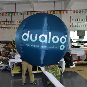 Logo KeepFuns dapat disesuaikan balon tiup PVC-mencapai peraturan, EN 71 bersertifikat, multi-digunakan untuk pesta & Promosi - Product Image 1
