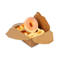 Boîtes de poulet en papier kraft écologiques: emballage de qualité supérieure pour vos frites juteuses de poulet délicieux contenants à emporter