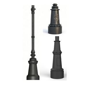 Cubierta Decorativa para Base <span class=keywords><strong>de</strong></span> Poste, <span class=keywords><strong>de</strong></span> Una o Dos Piezas, <span class=keywords><strong>de</strong></span> Hierro <span class=keywords><strong>Fundido</strong></span> o Aluminio, para Farolas <span class=keywords><strong>de</strong></span> Calle, para Exteriores - Product Image 6